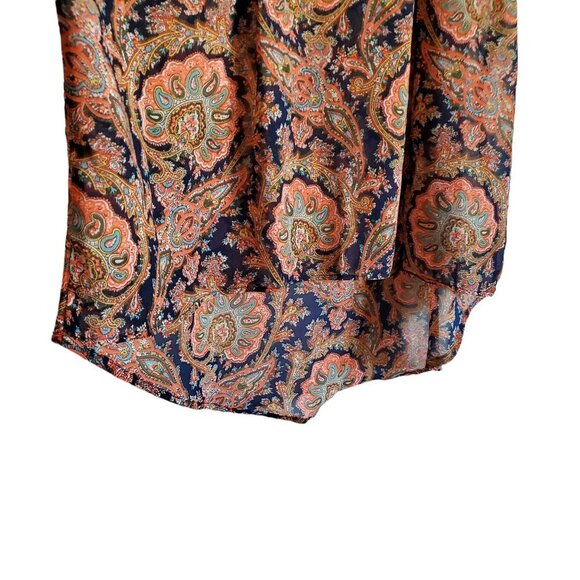 Live 4 Truth Sleeveless Paisley Blouse Medium - Picture 5 of 14